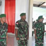 Dandim 1710/Mimika Pimpin Acara Tradisi Korps Pindah Satuan, Masuk Satuan dan Purna Tugas Personel Kodim 1710/Mimika