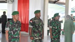 Dandim 1710/Mimika Pimpin Acara Tradisi Korps Pindah Satuan, Masuk Satuan dan Purna Tugas Personel Kodim 1710/Mimika