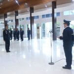 Komandan Lanud Sultan Hasanuddin Terima Laporan Kenaikan Pangkat 104 Perwira