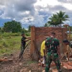 Dari Perbatasan, Satgas Yonif 312/KH Hadirkan Air Kehidupan di Kampung Kirely