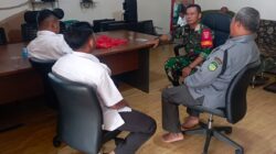Wujudkan Keamanan Dan Ketertiban Di Wilayah Binaan,  Babinsa Lakukan Komsos Bersama Aparatur Desa