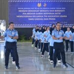 Danlanud Sultan Hasanuddin Hadiri Olahraga Bersama Dalam Rangka HUT Ke-69 PIA Ardhya Garini