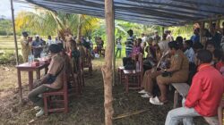 Satgas TMMD ke-126 Kodim 1810/Tambrauw dan Dinas Pertanian Tambrauw Gelar Penyuluhan dan Penanaman Padi di Distrik Yembun
