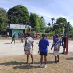 Satgas TMMD 126 dan Warga Saukorem Jalin Keakraban Lewat Olahraga Voli