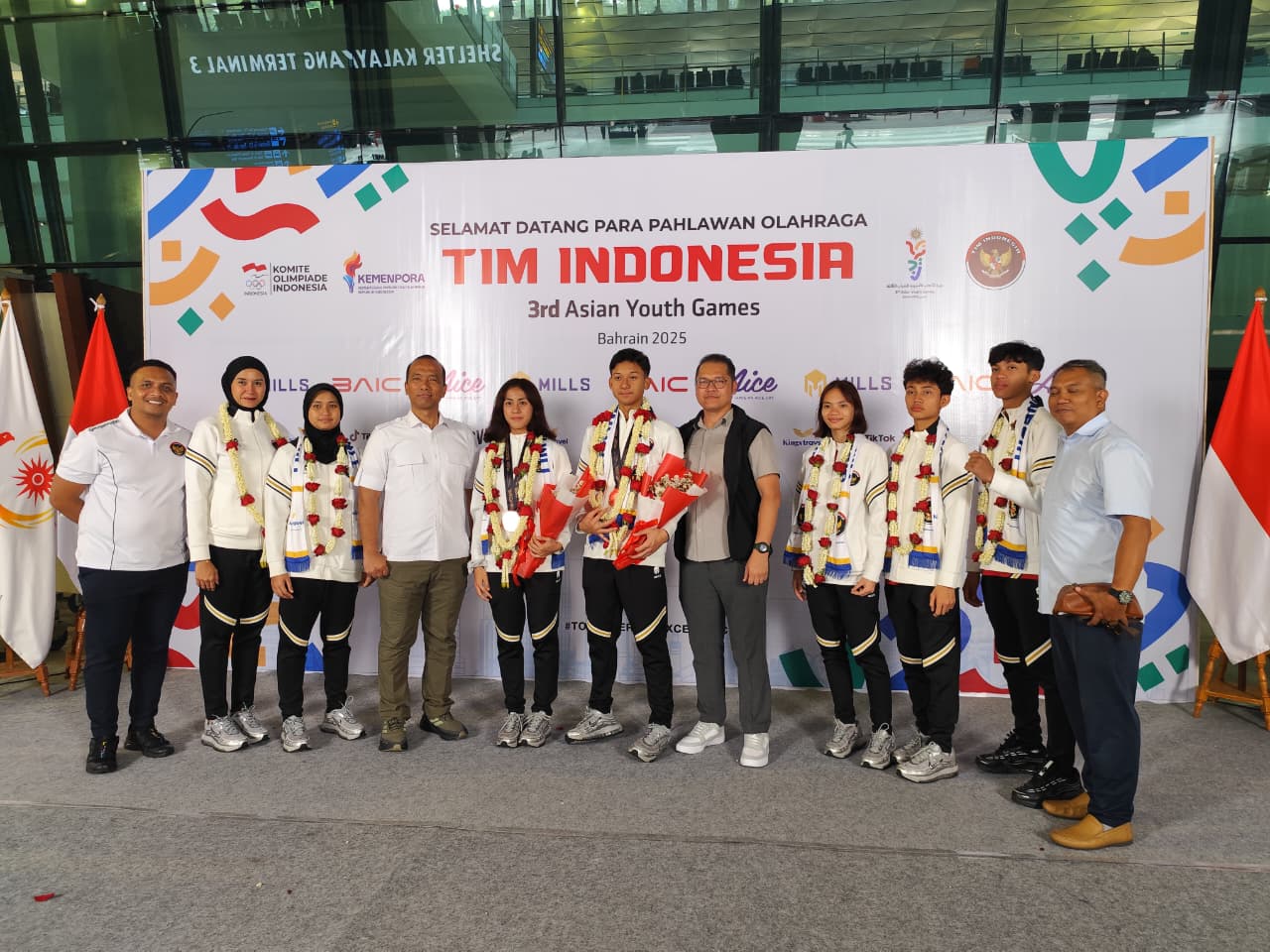 Tiba di Tanah Air, Tim Taekwondo Indonesia Bawa Pulang Dua Medali Perunggu dari Kejuaraan Asian Youth Games (AYG) 2025 Bahrain