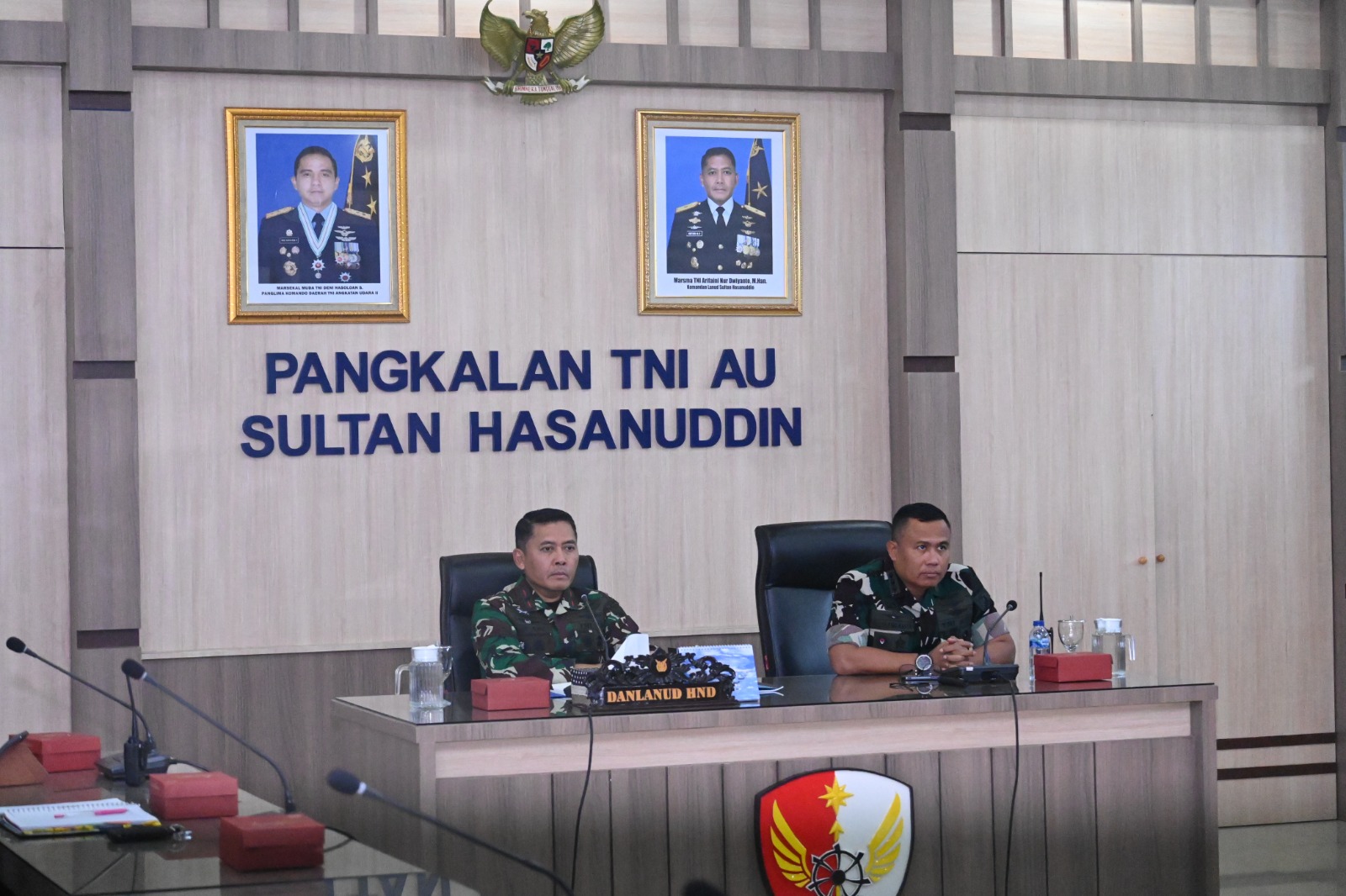 Danlanud Sultan Hasanuddin Ikuti Rapat Koordinasi Lintas Instansi Jelang Pemberlakuan UU PRU