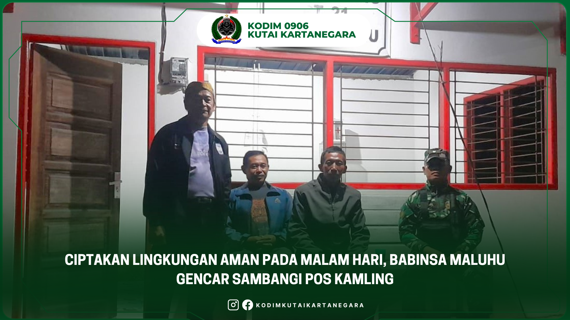 Ciptakan Lingkungan Aman pada Malam Hari, Babinsa Maluhu Gencar Sambangi Pos Kamling Ciptakan Lingkungan Aman pada Malam Hari, Babinsa Maluhu Gencar Sambangi Pos Kamling