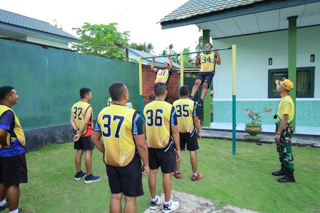 Jaga Kebugaran dan Profesionalisme, Prajurit Kodim 1505/Tidore Laksanakan Garjas Periodik II dan UKP