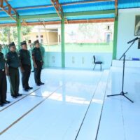 Kodim 1505/Tidore Gelar Acara Purna Bhakti dan Pelepasan Pindah Satuan Personel