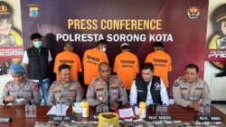 Polresta Sorong Kota Musnahkan Ganja, Masuk dari Jayapura Melalui Jalur Laut