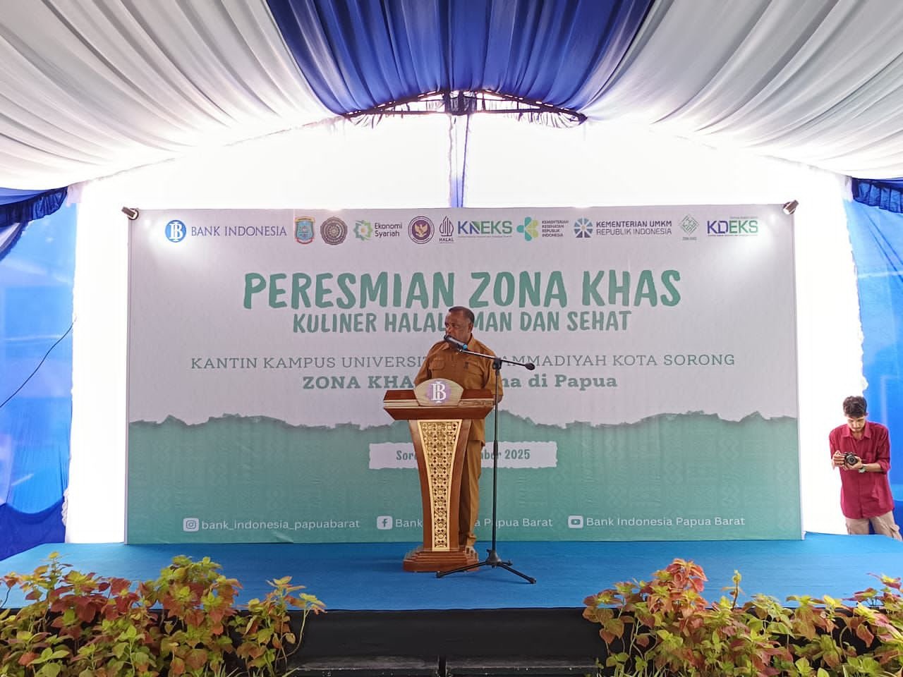 Zona Khas UNAMIN Sorong Jadi Pelopor Kuliner Halal di Tanah Papua, Kolaborasi BI dan Pemprov PBD Dukung Ekonomi Syariah