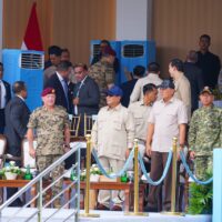 Panglima TNI Dampingi Presiden RI dan Raja Yordania Saksikan Demonstrasi Joint Drone Exercise