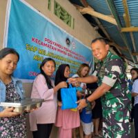 Dandim 1710/Mimika Hadiri Acara Launching Pemberian MBG Kepada Penerima Manfaat 3B