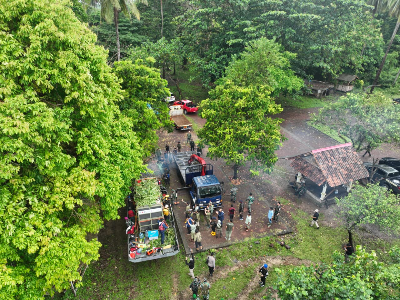 TNI Bantu Penyelamatan Badak di Taman Nasional Ujung Kulon