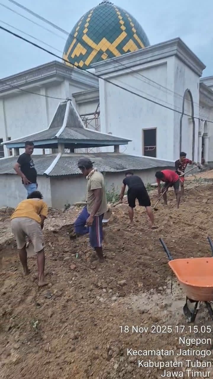 Ali Mansur Kades Ngepon: Masjid Ini Dibangun dengan Hati, Bukan Sekadar Tangan