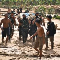 Satgas Gulben Kodam I/BB Berhasil Temukan dan Evakuasi Jenazah Korban Banjir di Tapanuli Selatan