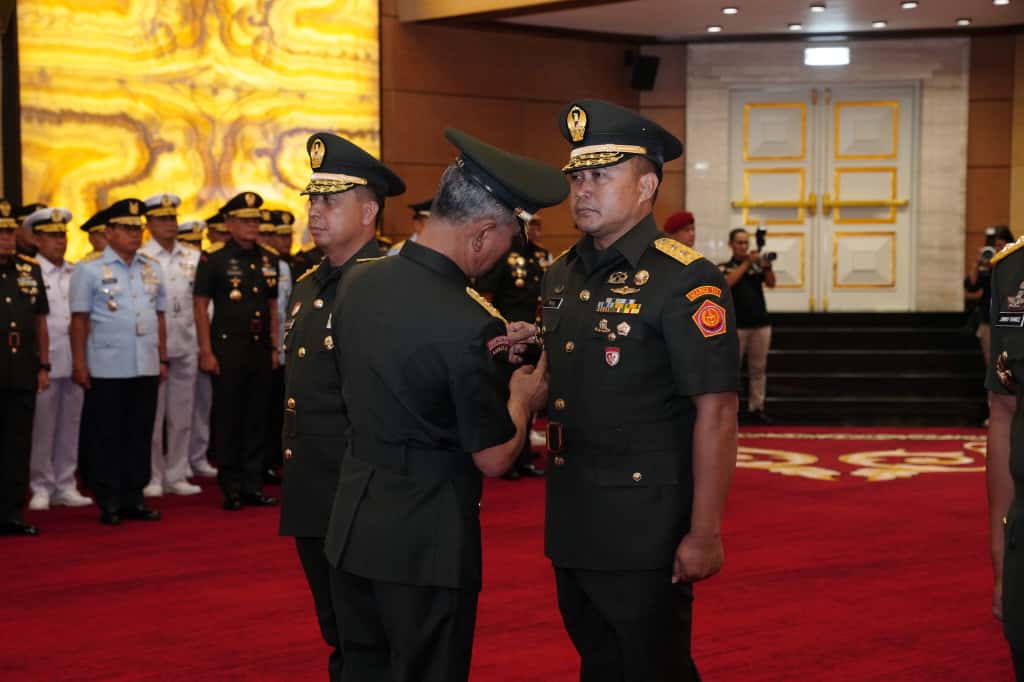Kasum TNI Pimpin Sertijab Asintel Panglima TNI dan Aster Panglima TNI