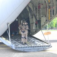 Tingkatkan Kesiapsiagaan Lanud Sultan Hasanuddin Gelar Latihan Penanganan Ancaman Bom