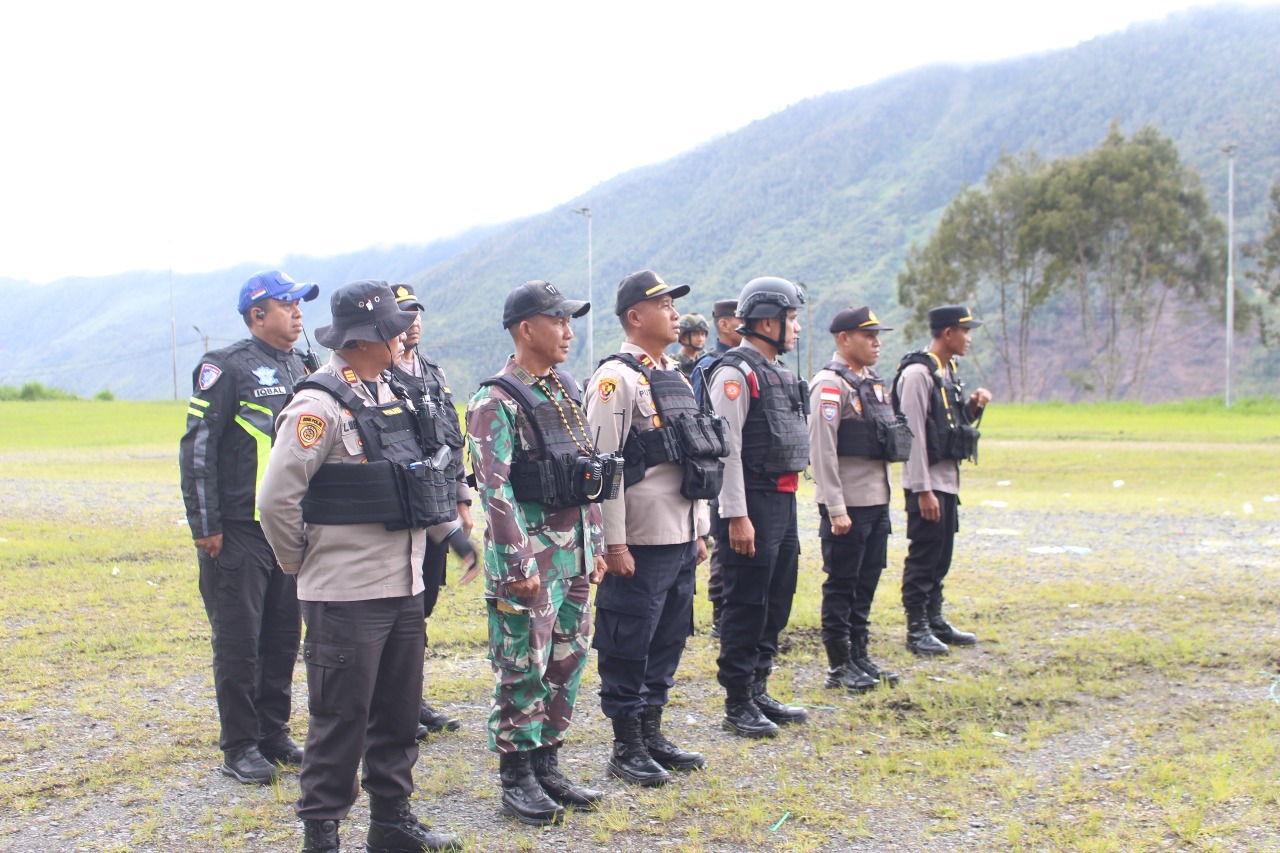 TNI–Polri Gelar Patroli Gabungan Perketat Keamanan Puncak Jaya