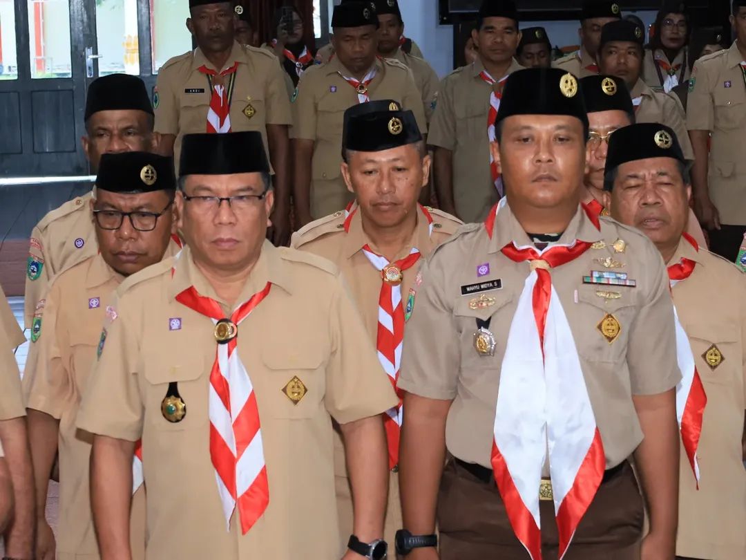 Dandim 1505/Tidore Hadiri Pengukuhan Majelis Pembimbing dan Pengurus Kwarcab Pramuka