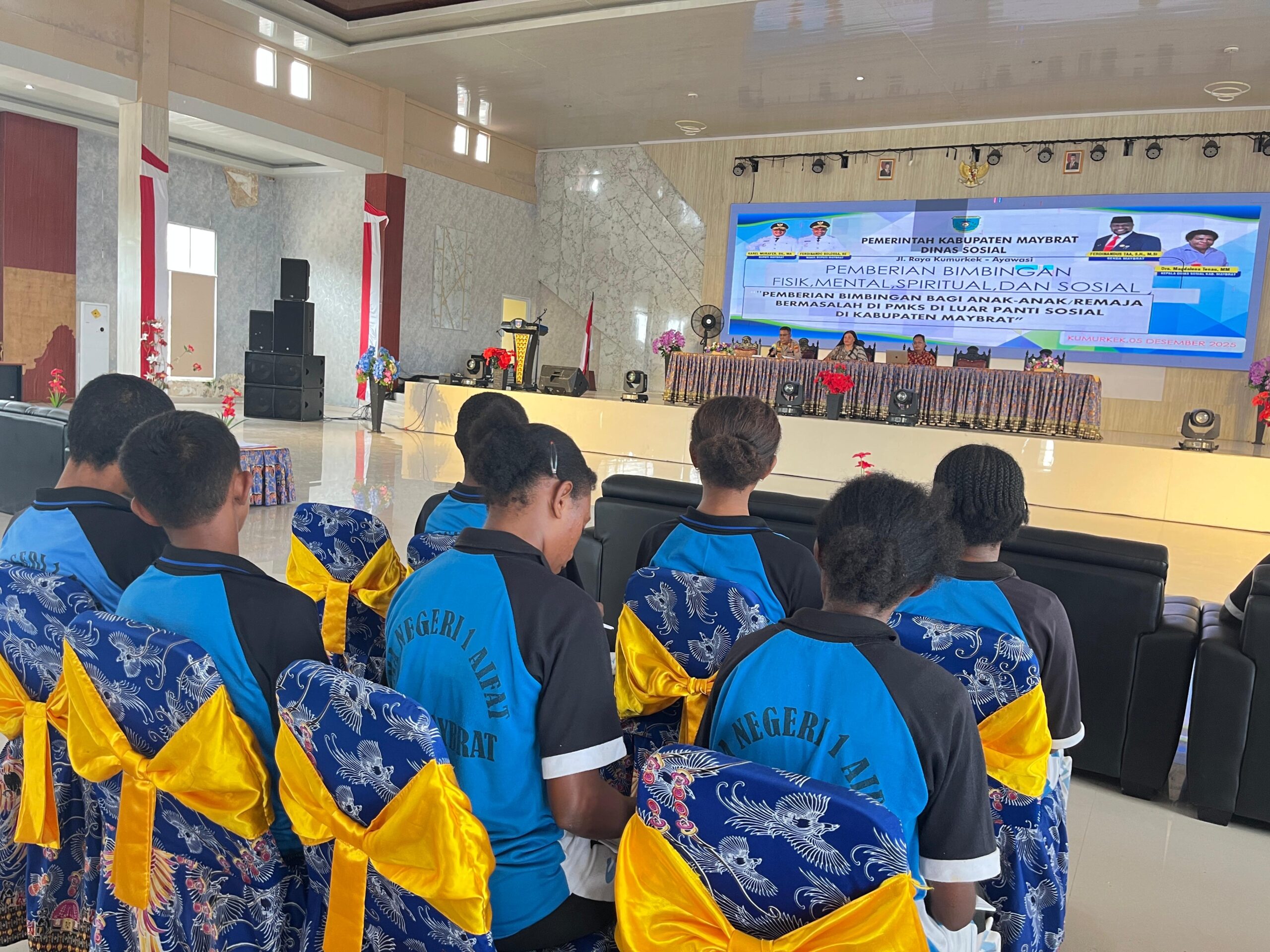 Wakapolres Maybrat Berikan Materi Program Pembinaan Remaja PMKS Tentang Bahaya Narkoba