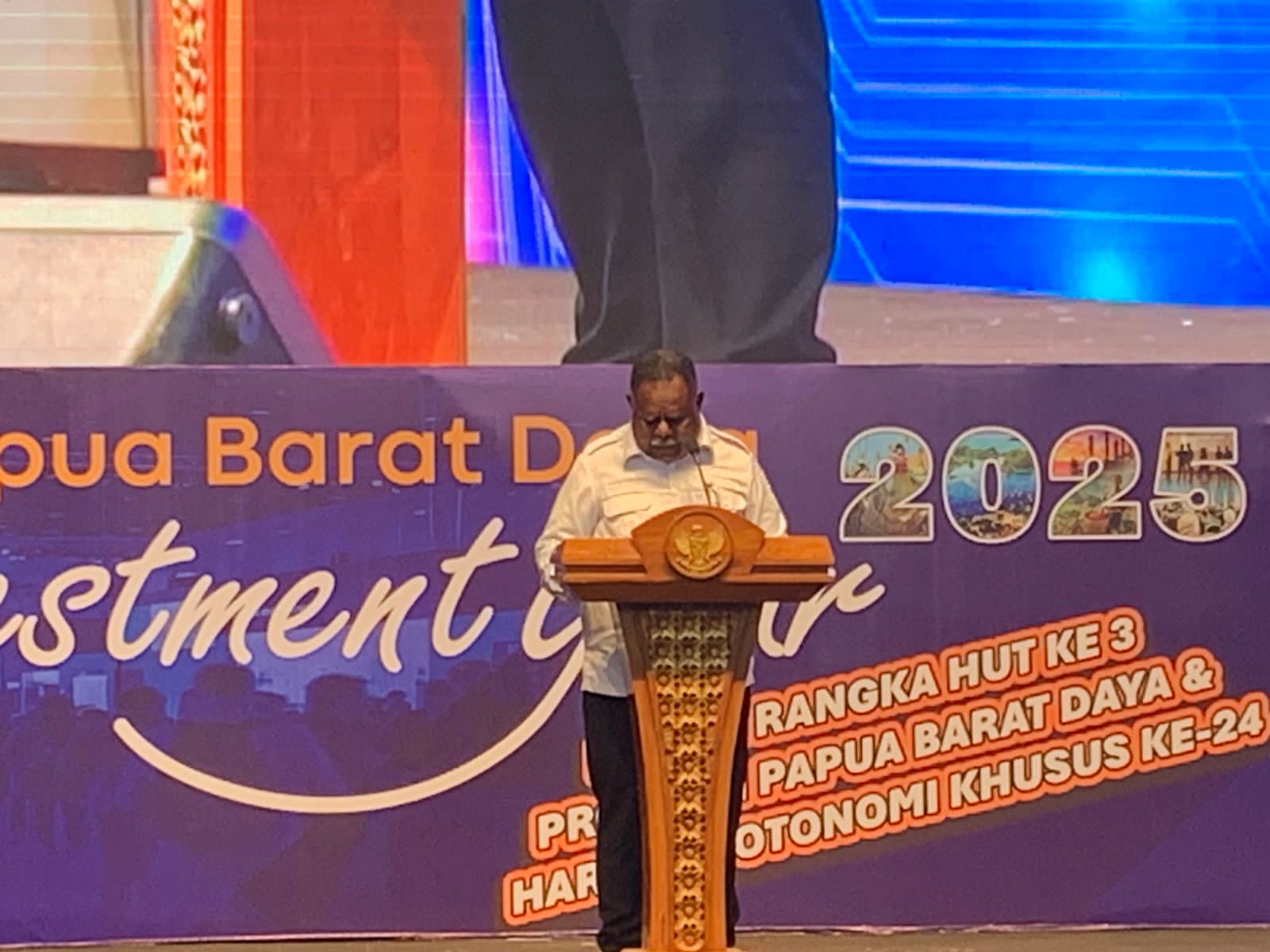 Gubernur PBD Resmi Buka Papua Barat Daya Investment Year 2025: Momentum Percepatan Investasi Menuju Indonesia Emas 2045 Gubernur PBD Resmi Buka Papua Barat Daya Investment Year 2025: Momentum Percepatan Investasi Menuju Indonesia Emas 2045