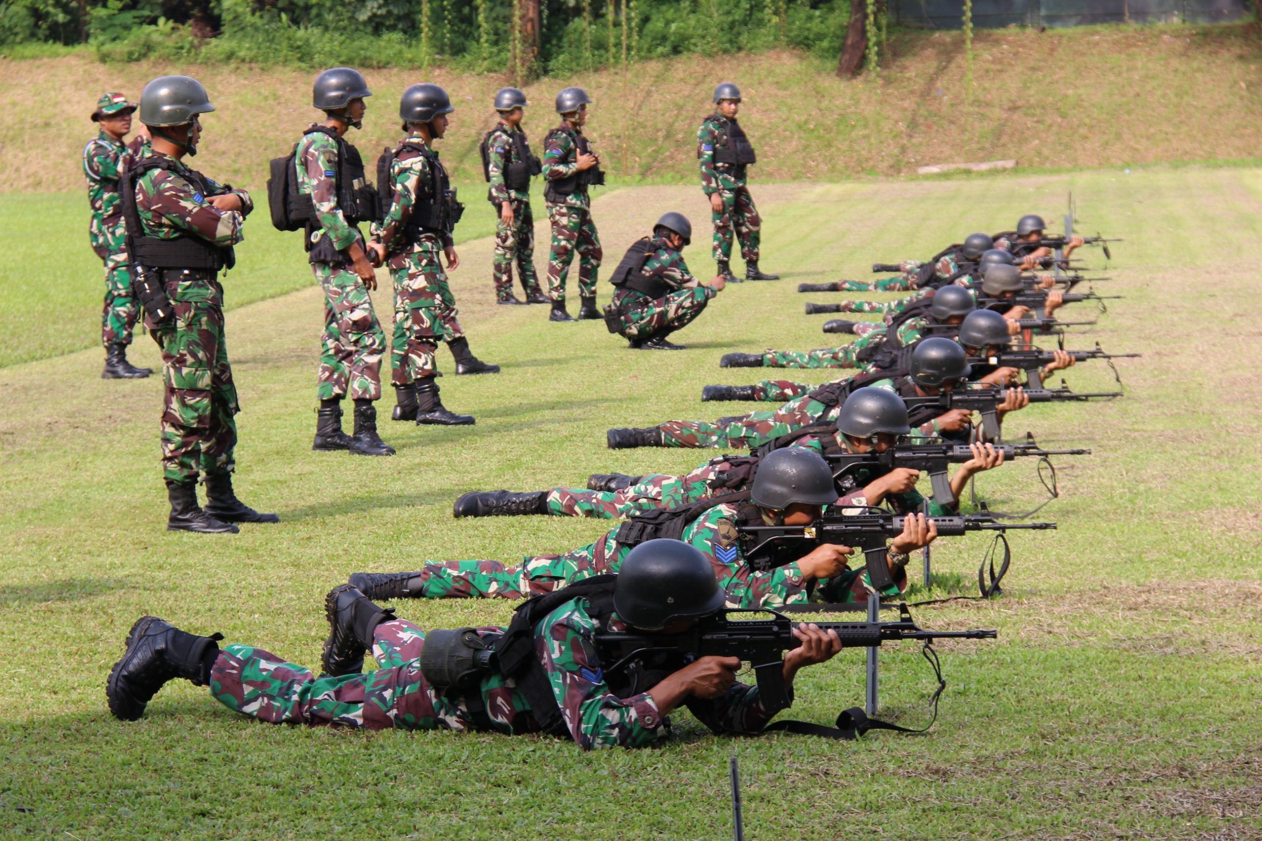 Asah Naluri Tempur, Pasukan Petarung Pasopati Laksanakan Latihan Menembak