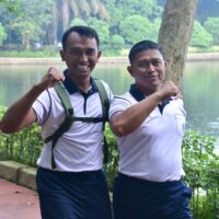 Jalin Silaturahmi, Danyonif 2 Marinir Ikuti Olahraga Bersama Seluruh Perwira Pasmar 1