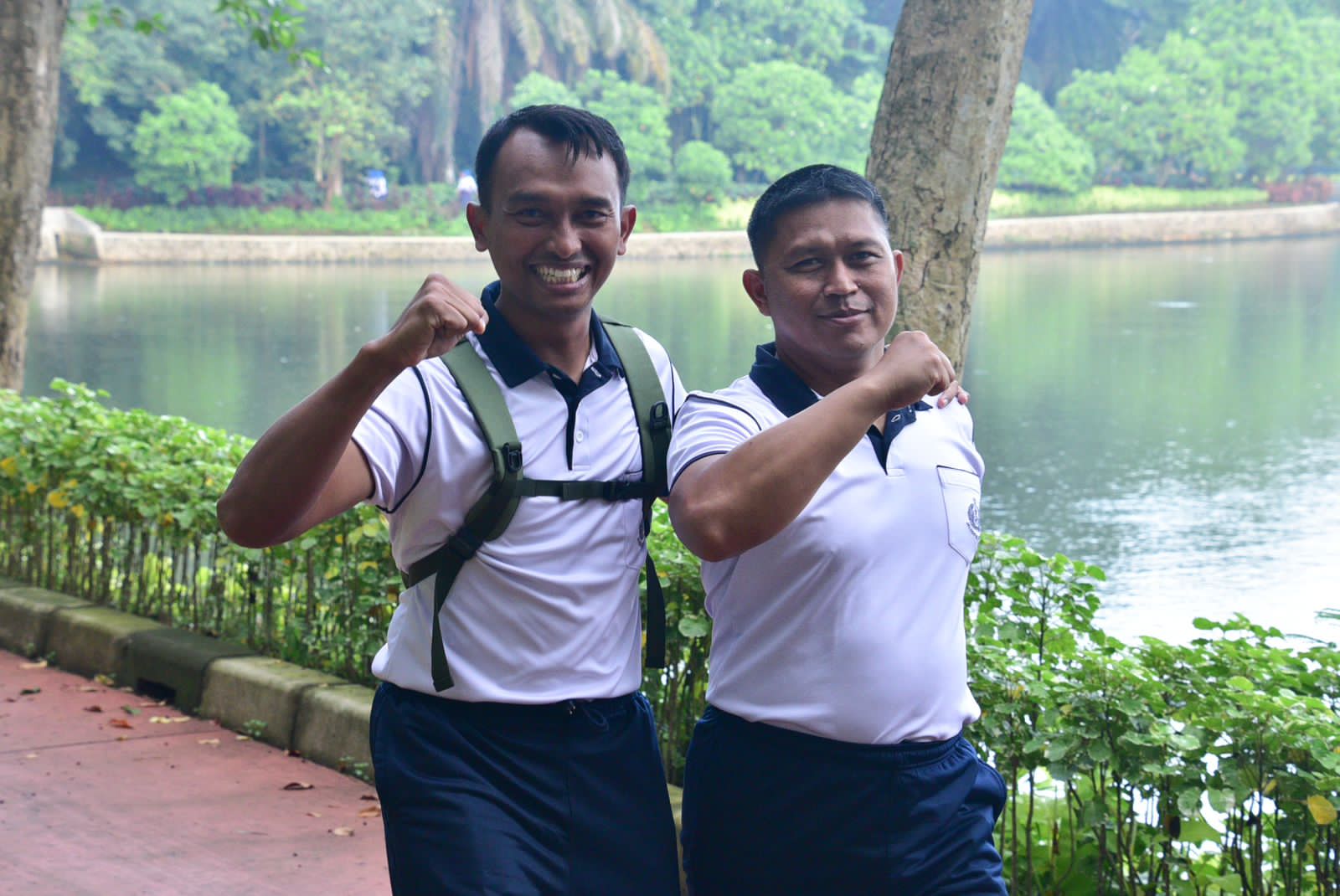 Jalin Silaturahmi, Danyonif 2 Marinir Ikuti Olahraga Bersama Seluruh Perwira Pasmar 1