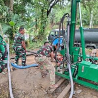 Krisis Air Bersih Pascabanjir, TNI Bangun Sumur Bor di Sejumlah Wilayah Aceh