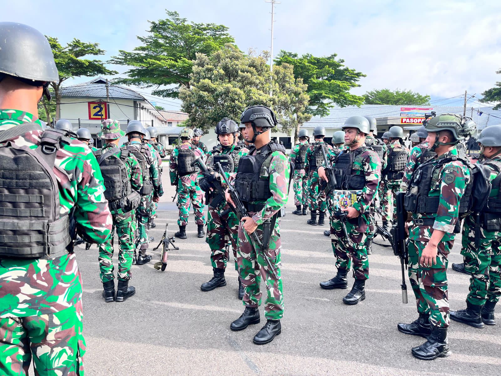 Cek Kesiapan Tempur, Komandan Batalyon Infanteri 2 Marinir Pimpin Apel Organik Cek Kesiapan Tempur, Komandan Batalyon Infanteri 2 Marinir Pimpin Apel Organik