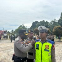 Apel Gelar Pasukan Operasi Lilin Dofior 2025 Polres Maybrat, Wujud Sinergi TNI–Polri Amankan Nataru