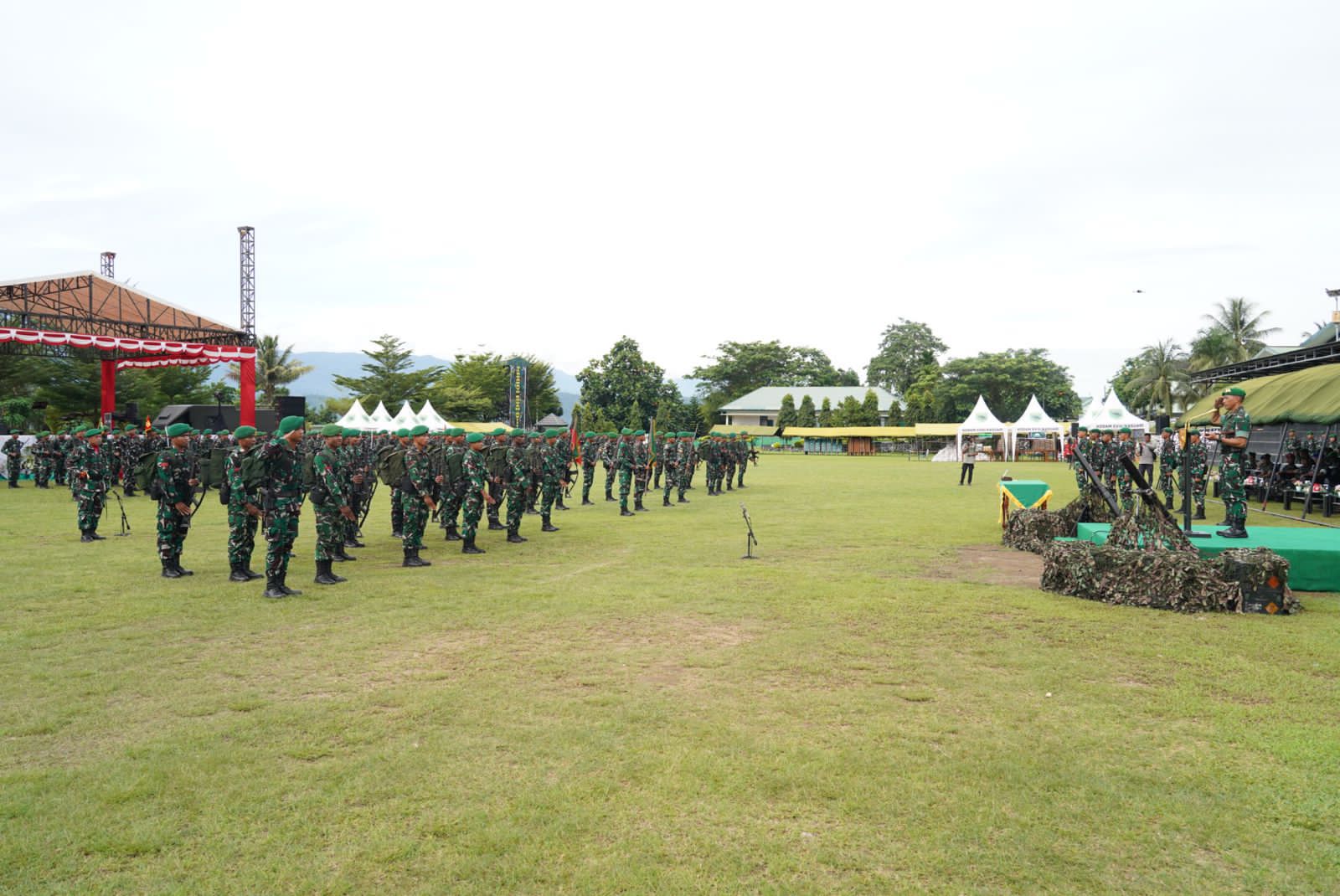 Tonting YWPJ Awali Upacara Hari Juang Korps Infanteri Ke-77 Dipimpin Pangdam Kasuari : Hari Juang Infanteri Momentum Meneguhkan Jati Diri Prajurit Bersama Rakyat