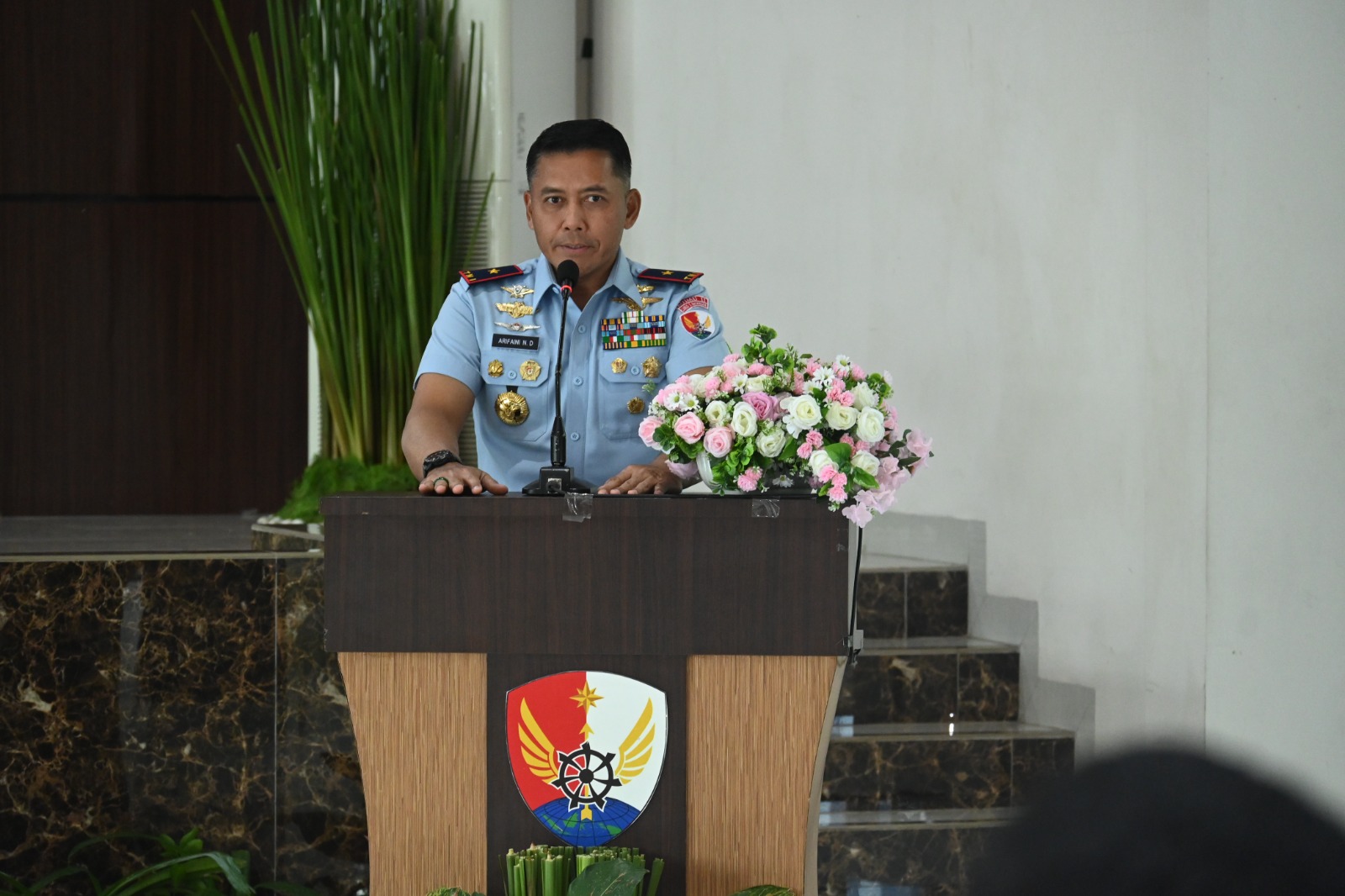 Danlanud Sultan Hasanuddin Hadiri Syukuran HUT Ke-54 Korpri