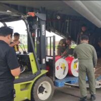 TNI Kerahkan Dukungan Udara, BBM Didistribusikan untuk Percepatan Penanganan Bencana Sibolga–Tapteng