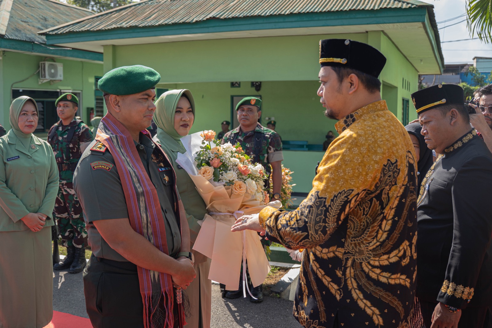 Kodim 0906/Kkr Gelar Tradisi Adat Tepong Tawar Sambut Dandim Baru