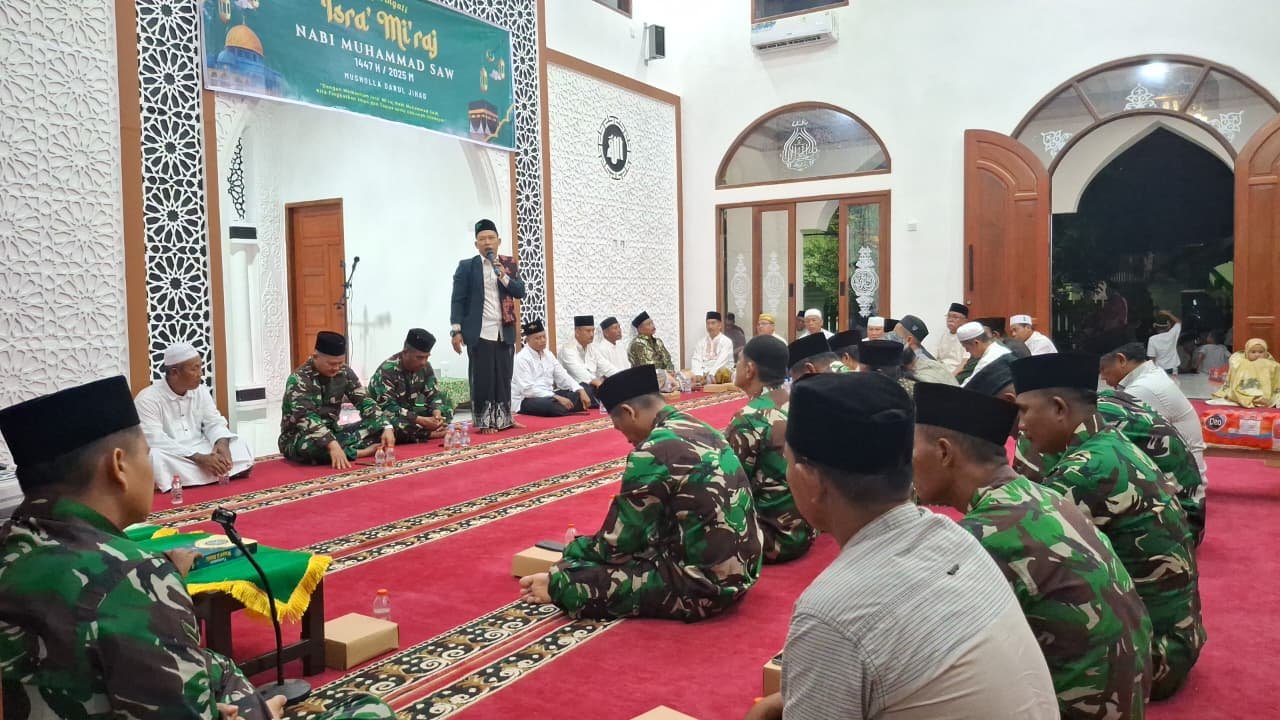 Tingkatkan Iman Dan Taqwa Serta Ukhuwah Islamiyah, Kodim 0906/Kkr Gelar Peringatan Isra Mi'raj Tingkatkan Iman Dan Taqwa Serta Ukhuwah Islamiyah, Kodim 0906/Kkr Gelar Peringatan Isra Mi'raj