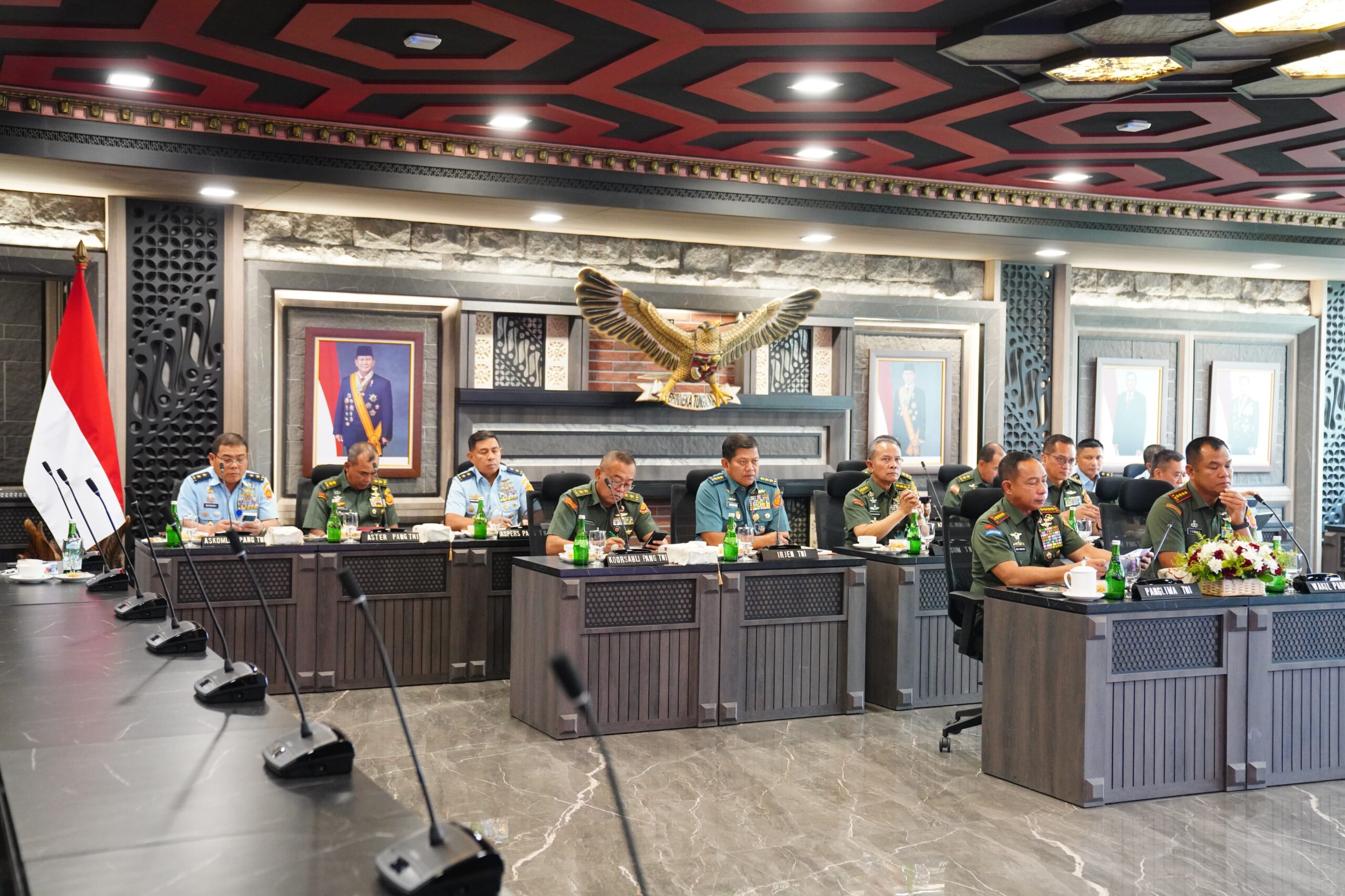 Panglima TNI Ikuti Rapim Kemhan Dan TNI Tahun 2026