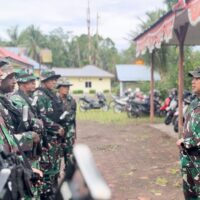 Aparat Gabungan TNI-Polri Laksanakan Sweeping Pasca Perang Suku di Kwamki Narama