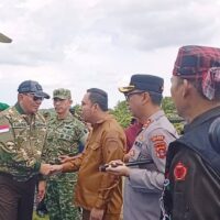 Menteri Pertahanan RI Kunjungi Brigif TP 85/BTC di Kutai Barat