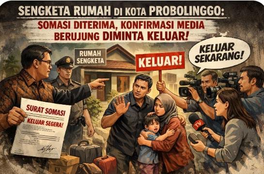 Sengketa Rumah di Kota Probolinggo: Somasi Diterima, Konfirmasi Media Berujung Diminta Keluar Sengketa Rumah di Kota Probolinggo: Somasi Diterima, Konfirmasi Media Berujung Diminta Keluar