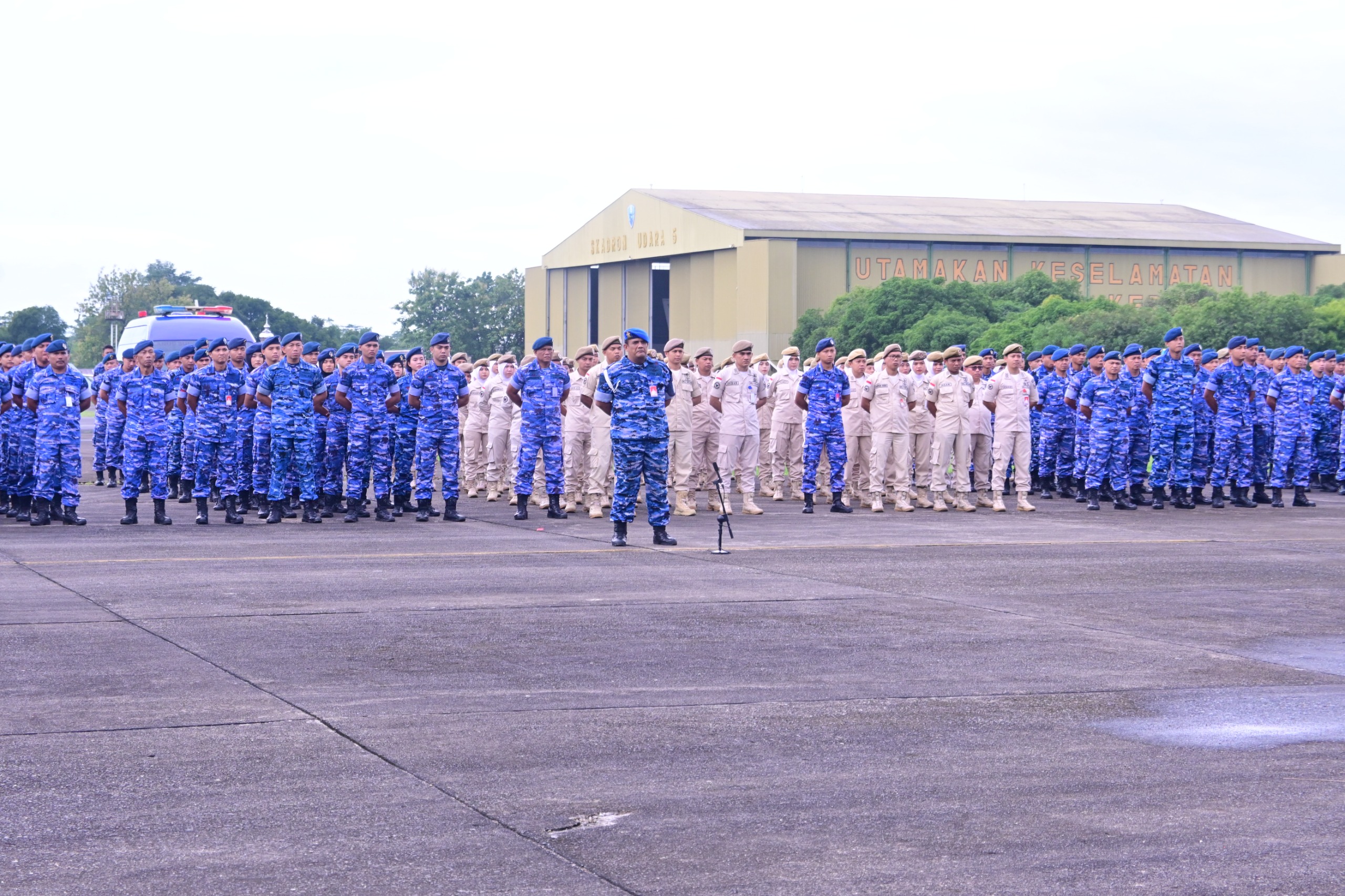 Awali Pelaksanaan Tugas Di Tahun 2026, Danlanud Sultan Hasanuddin Pimpin Apel Luar Biasa