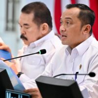 Wapang TNI dan Kasum TNI Hadiri Konferensi Pers Satgas Penertiban Kawasan Hutan