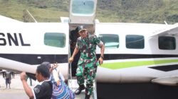 Perintah Presiden Program Pembuatan Jembatan Infrastruktur Pedesaan Danrem 173/PVB Kunjungi Kodim 1714/Puncak Jaya