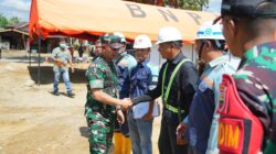 Kasum TNI Tinjau  Pembangunan Huntara-Huntap  di Tapanuli Selatan