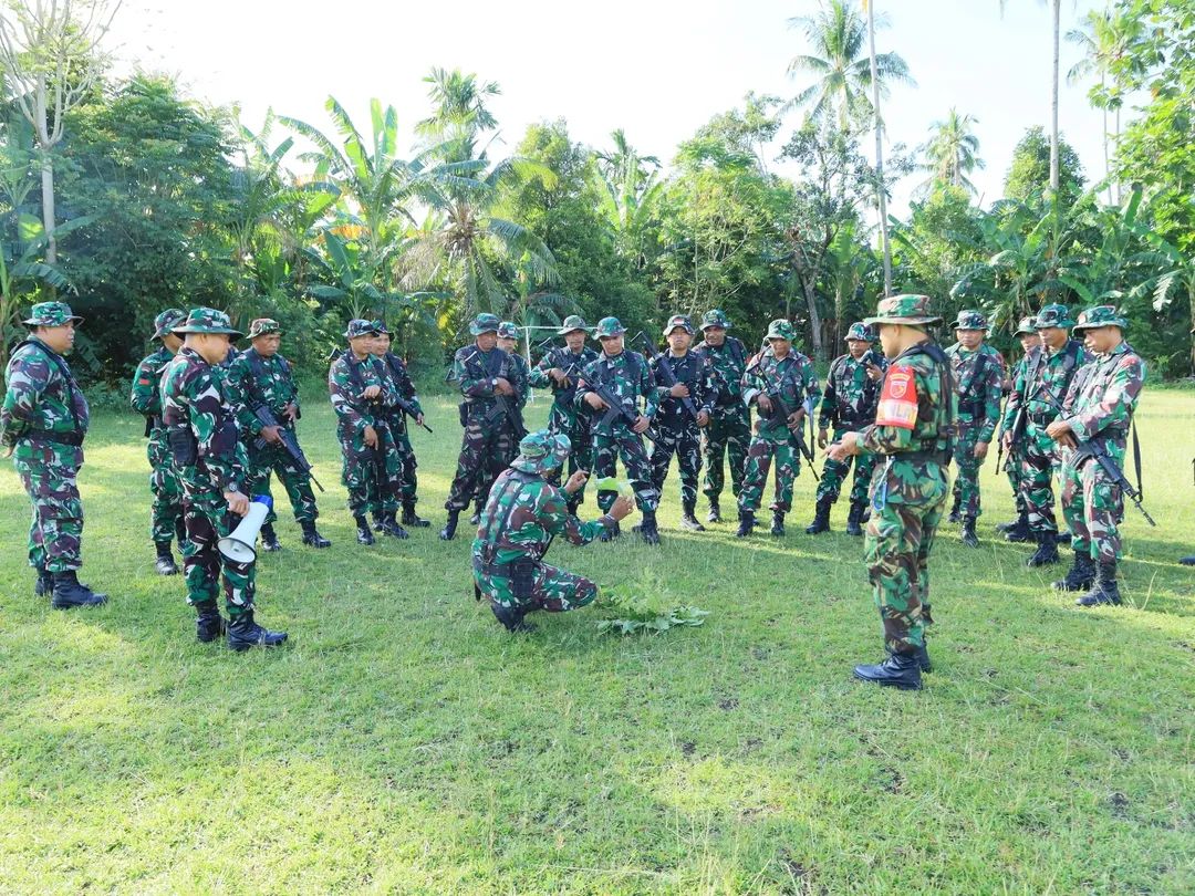 Prajurit Kodim 1505/Tidore Laksanakan Lator Apter Aplikasi Teritorial Sistem Blok