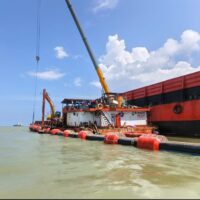 Satgas Kuala TNI-Jhonlin Bergerak Cepat, Atasi Sedimentasi Muara Kuala Penaga