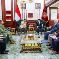 Panglima TNI Dampingi Menhan RI Terima Wamenhan AS Bidang Pertahanan Indo-Pasifik