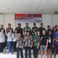 Penyuluhan KB, Kesehatan dan Pencegahan Stunting Warnai Kegiatan TMMD di Kampung Linggang Amer