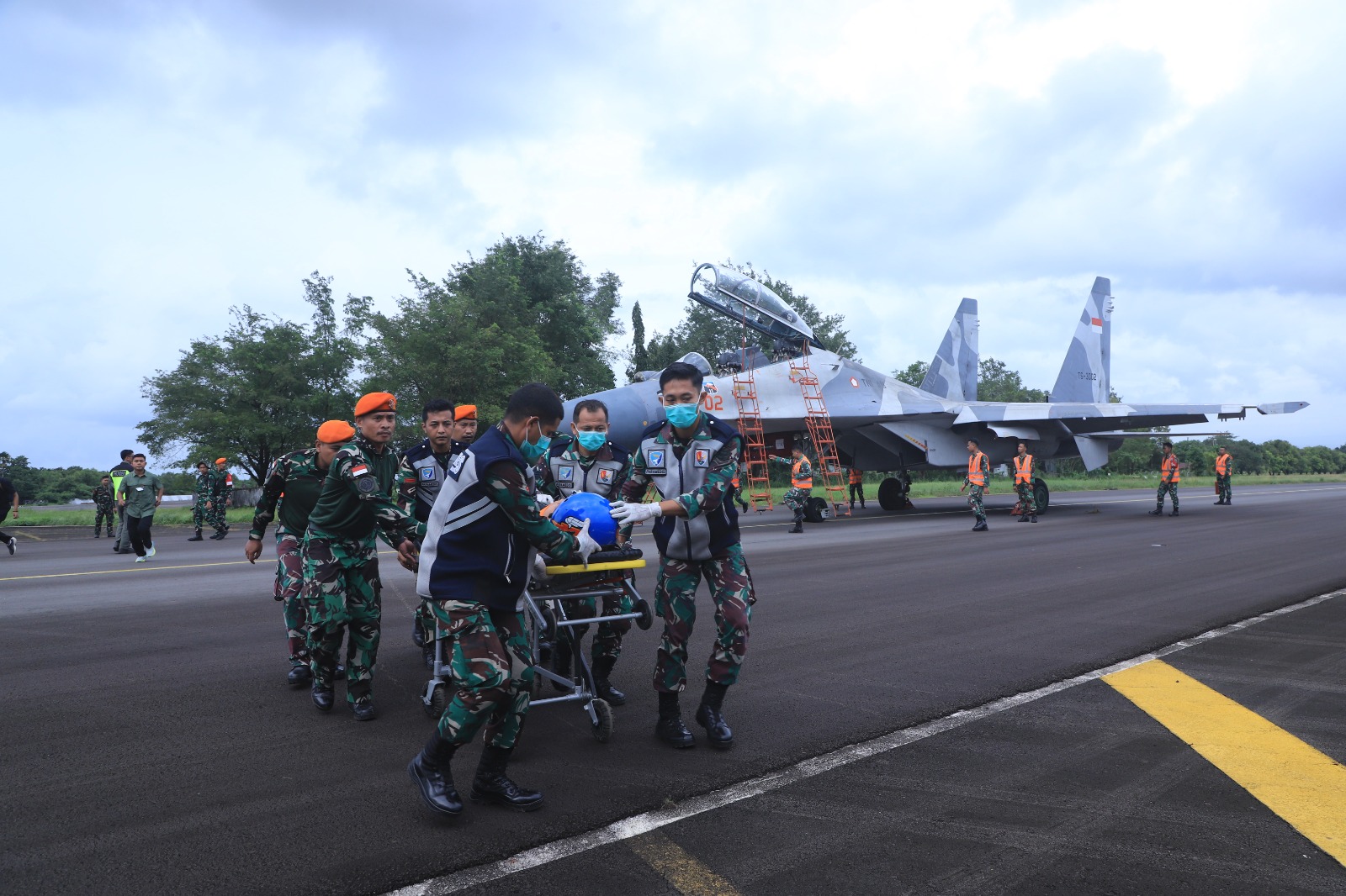 Lanud Sultan Hasanuddin Gelar Latihan Kesiagaan I TA 2026, Uji Kesiapan Personel dan Sistem Penanggulangan Kontinjensi